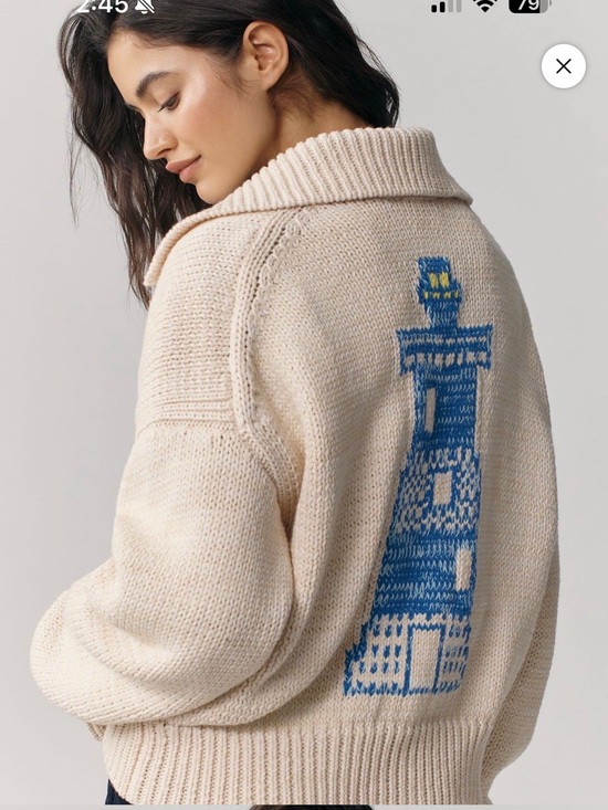 Anthropologie Sweaters - Anthropologie x Maeve Lighthouse Collared Cardi